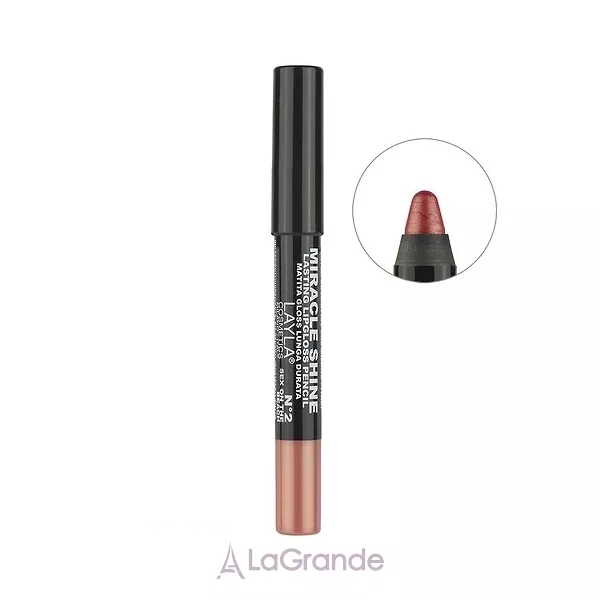 Layla Cosmetics Miracle Shine Lasting Lipgloss Pencil ������ �����-������ ��� ���