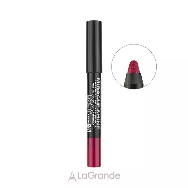 Layla Cosmetics Miracle Shine Lasting Lipgloss Pencil ������ �����-������ ��� ���