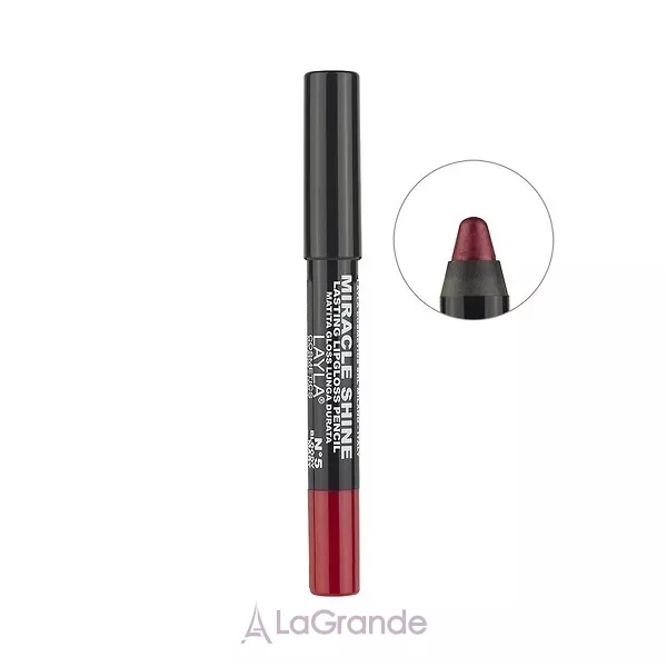 Layla Cosmetics Miracle Shine Lasting Lipgloss Pencil ������ �����-������ ��� ���