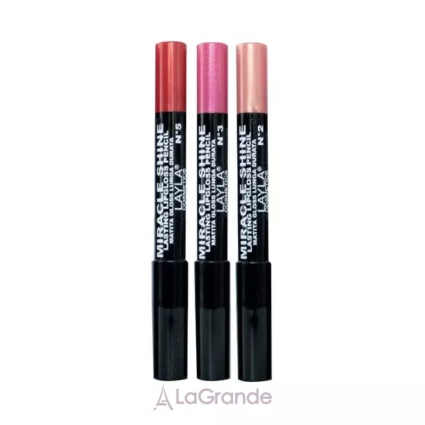Layla Cosmetics Miracle Shine Lasting Lipgloss Pencil ������ �����-������ ��� ���