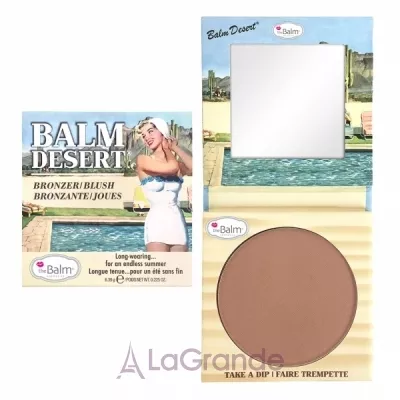 theBalm cosmetics Balm Desert Bronzer Blush -  