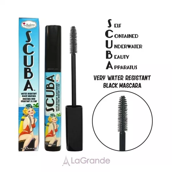 theBalm cosmetics Scuba Water Resistant Black Mascara ����������� ���� ��� ������