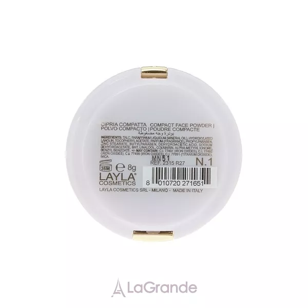 Layla Cosmetics Top Cover Cipria Compatta ��������� ����� ��� �������