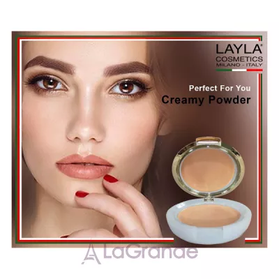 Layla Cosmetics Top Cover Cipria Cremosa  -