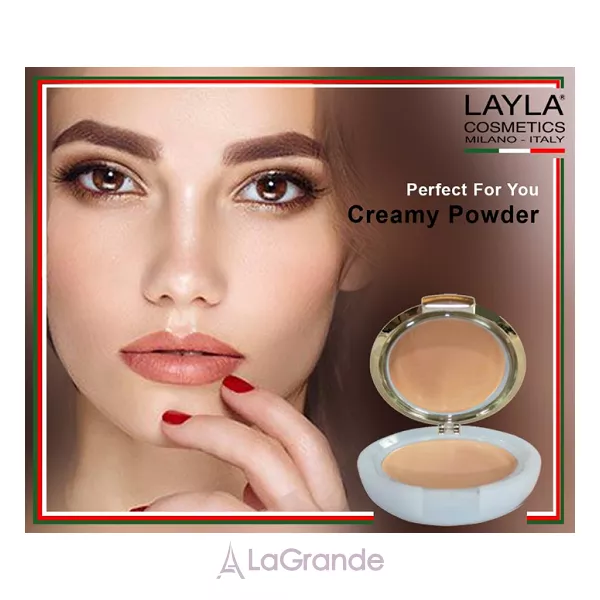 Layla Cosmetics Top Cover Cipria Cremosa ���������� ����-�����