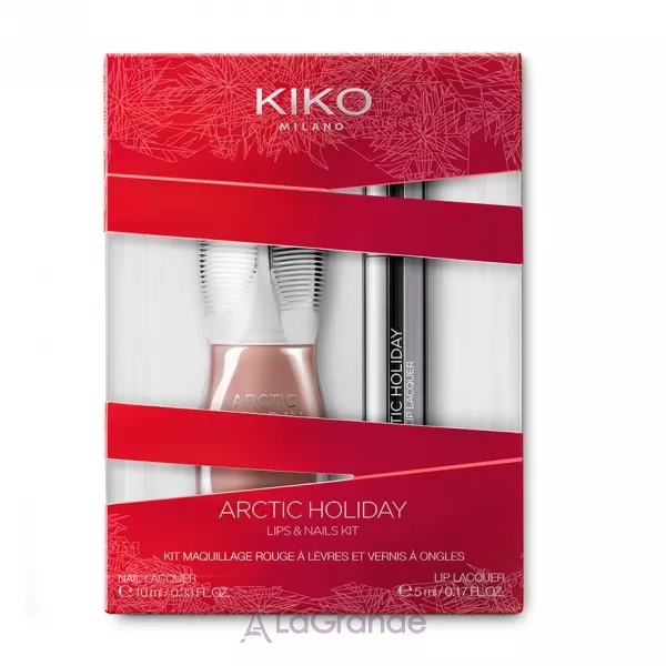 KIKO Arctic Holiday Lips & Nails Kit ����� (��� ��� ������ + ������ ������)