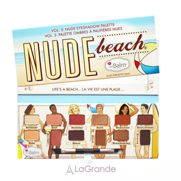 theBalm cosmetics Nude Beach Eyeshadow Palette ������� ����� ��� ���