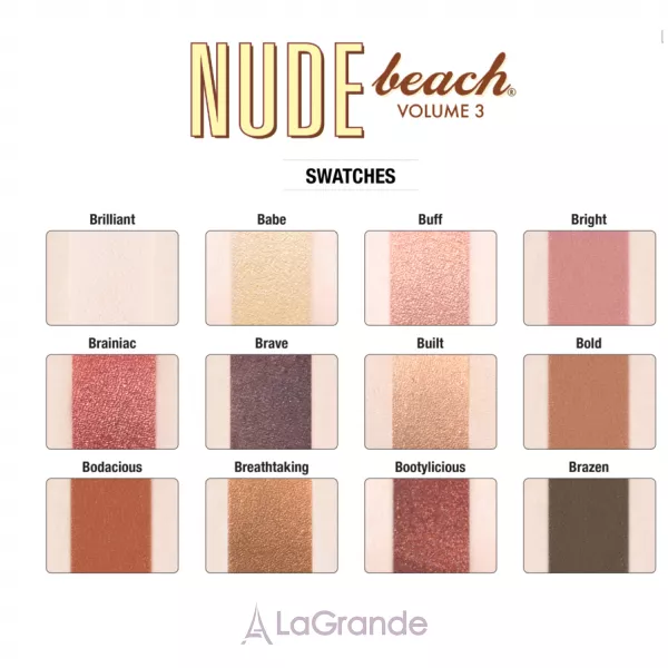 theBalm cosmetics Nude Beach Eyeshadow Palette ������� ����� ��� ���