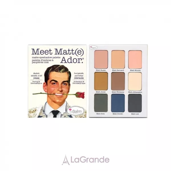 theBalm cosmetics Meet Matte Ador Eyeshadow Palette ������� ���� ��� ����