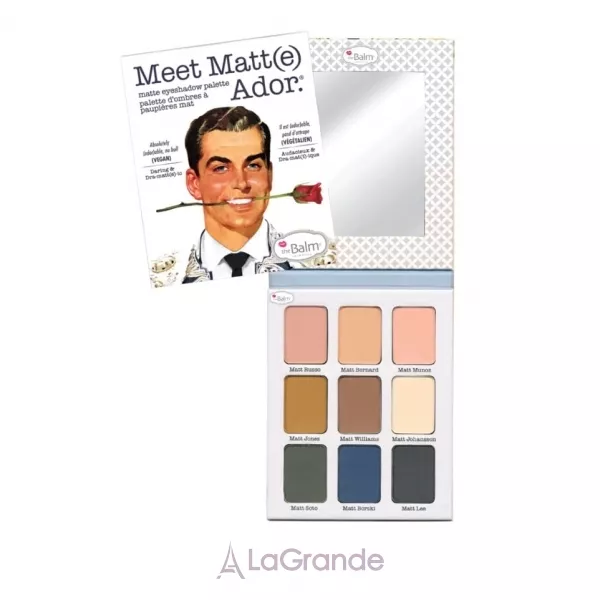 theBalm cosmetics Meet Matte Ador Eyeshadow Palette ������� ���� ��� ����