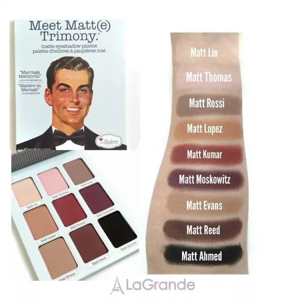 theBalm cosmetics Palettes Meet Matte Trimony ������� ����� ��� ���