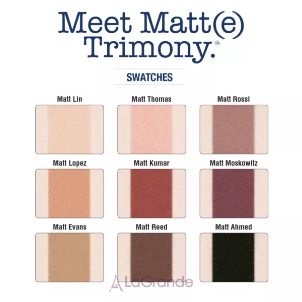 theBalm cosmetics Palettes Meet Matte Trimony ������� ����� ��� ���