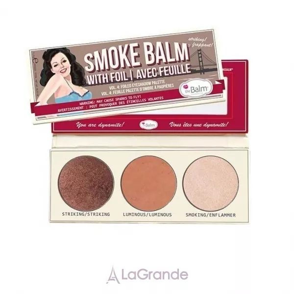 theBalm cosmetics Smoke Balm Vol. 4 Foiled Eyeshadow Palette ������� ����� ��� ���