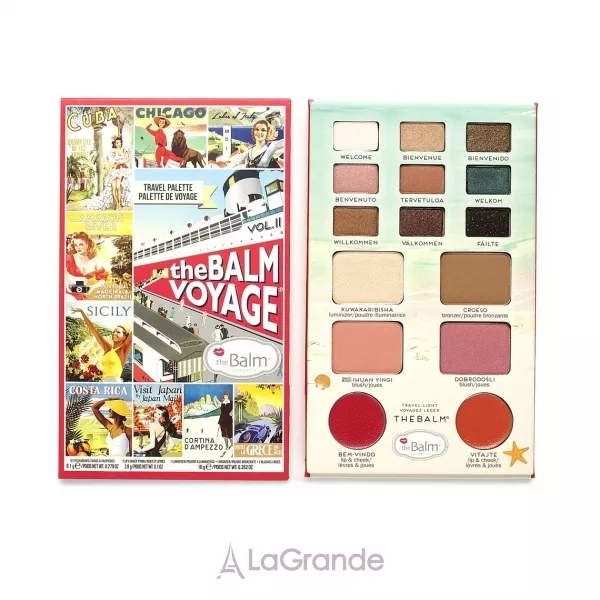 theBalm cosmetics Palettes Balm Voyage �2 ������� ��� ������
