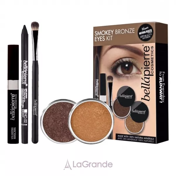 Bellapierre Cosmetics Smokey Bronze Eyes Kit ������� ��� ������� ���� � ������� Smokey Eyes