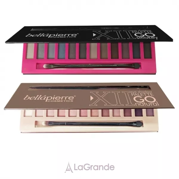 Bellapierre Cosmetics XII Eyeshadow Palette Go ������ ���������� ���� ��� ���� �� 12 ������