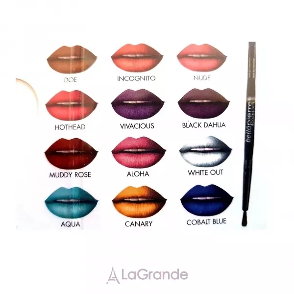 Bellapierre Cosmetics 12 Color Pro Matte Lip Palette ������� ����� �� 12 ������