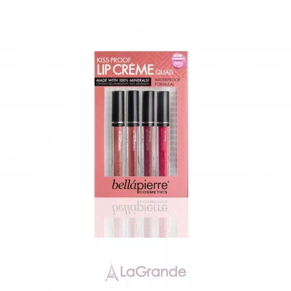 Bellapierre Cosmetics Kiss Proof Lip Creme Quad ����� ������ ����� ��� ���