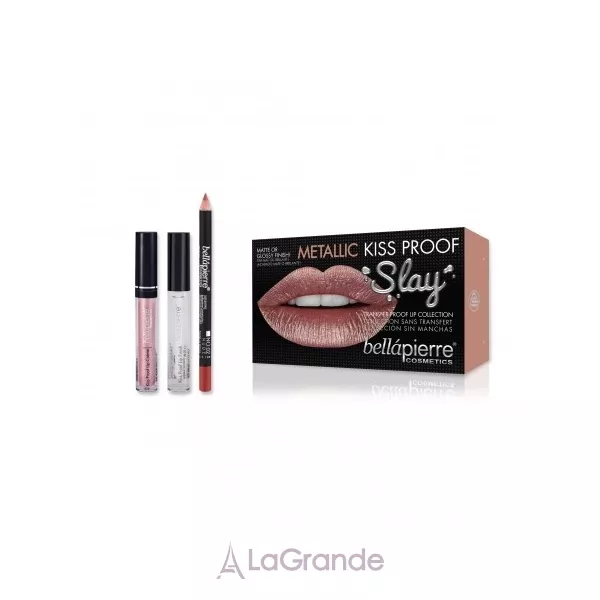 Bellapierre Cosmetics Kiss Proof Metallic Slay Kit ����� ��� ������� ���