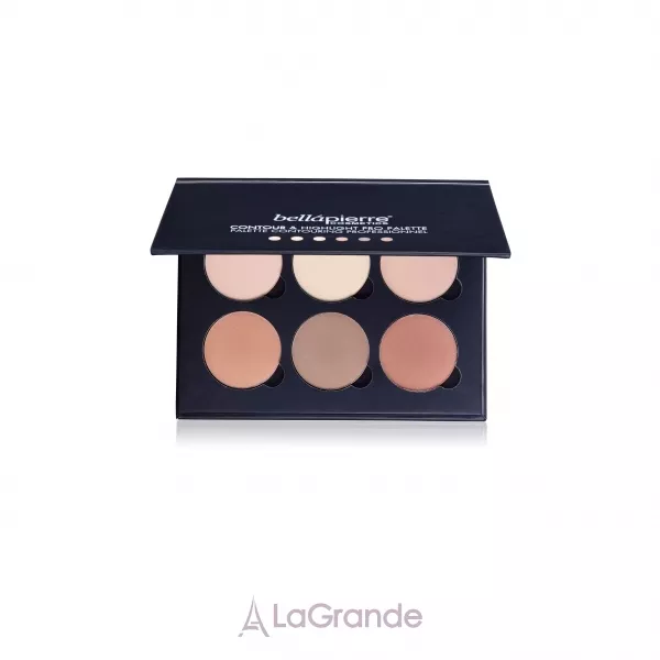 Bellapierre Cosmetics Contour & Highlight Pro Palette ��������� ������ ��� ����������� �������