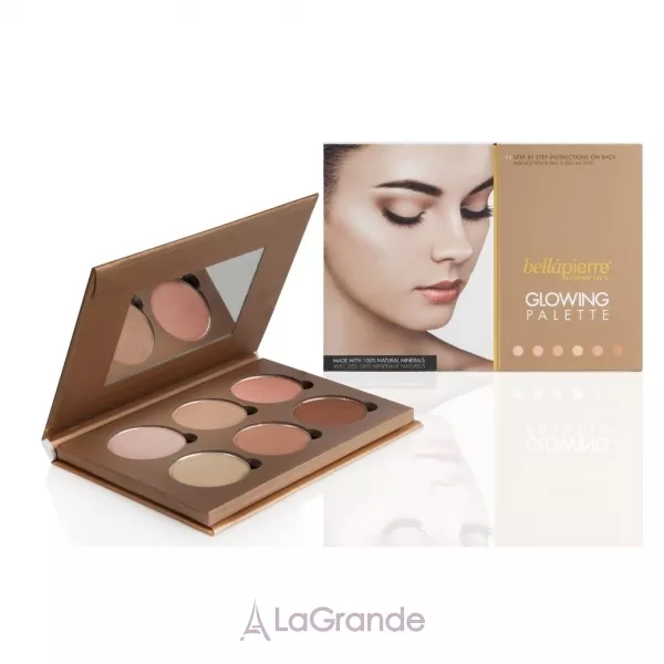 Bellapierre Cosmetics Glowing Palette ������� � ������� ����� ����