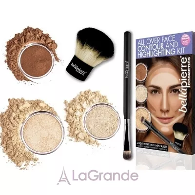 Bellapierre Cosmetics All Over Face Contour and Highlighting Kit    