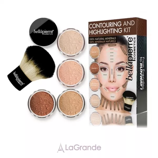 Bellapierre Cosmetics Contouring And Highlighting Universal Kit ������������� ����� ��� ����������������� ����