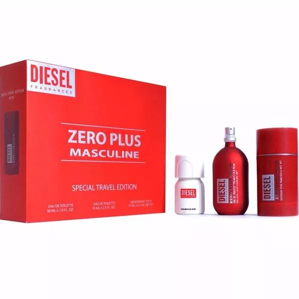 Diesel Zero Plus Masculine ����� (��������� ���� 75 �� + ����������-���� 75 �� + ��������� ���� 30 ��)