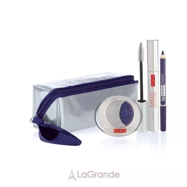Pupa Luxury Eyes Kit Silver Sparkle ����� (���� ��� ������ + ��������� �������� ��� ���� + ����������� ���� + ����������)