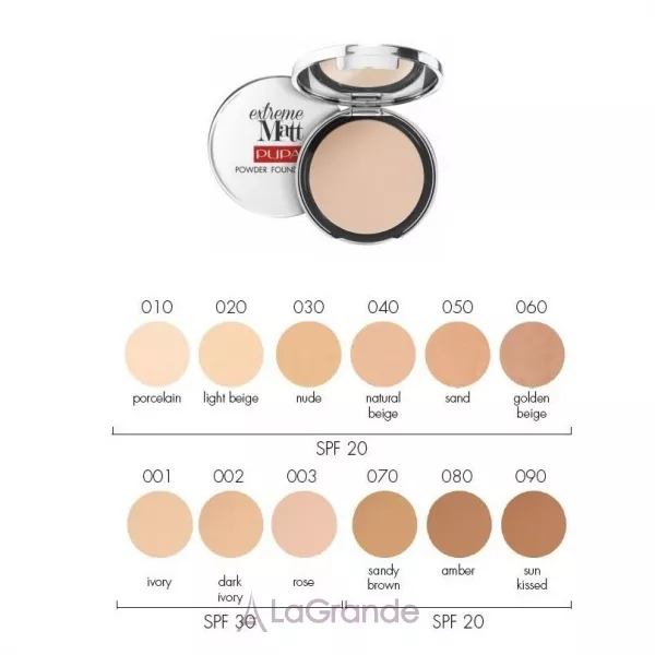 Pupa Extreme Matt Powder Foundation ���������� �����-������ � ���������� �������� (������)
