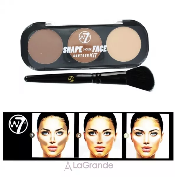 W7 Shape Your Face Contour Kit ����� ��� ����������