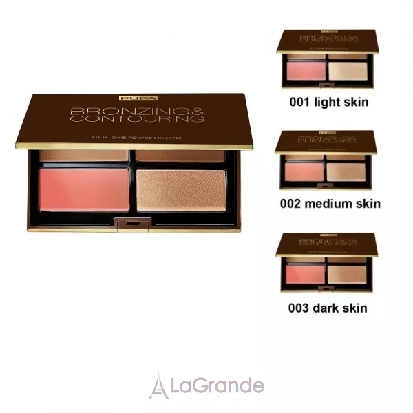 Pupa Bronzing and Contouring Palette ������������������� ������� ��� ����������� � ��������������