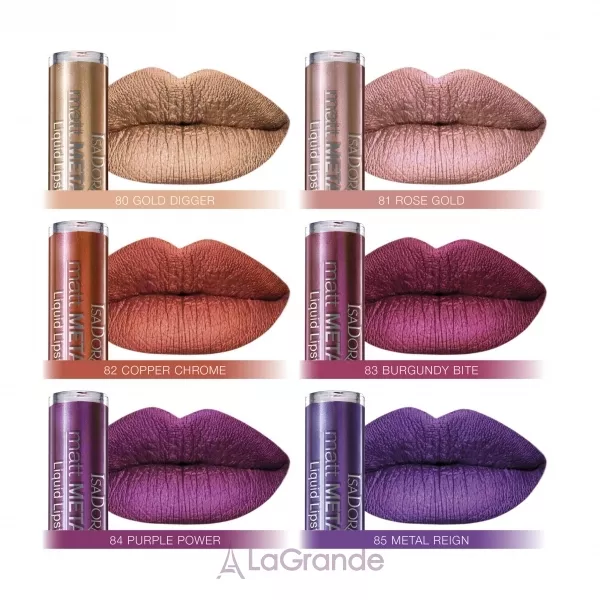 IsaDora Matt Metallic Lipstick ������ ������ ������ � �������� ������� ��������