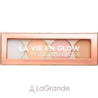 L'Oreal Paris La Vie En Glow Highlighting Powder Palette    