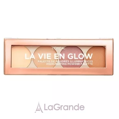 L'Oreal Paris La Vie En Glow Highlighting Powder Palette    