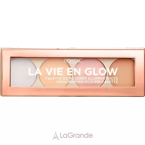 L'Oreal Paris La Vie En Glow Highlighting Powder Palette ������� ���������� ��� �������