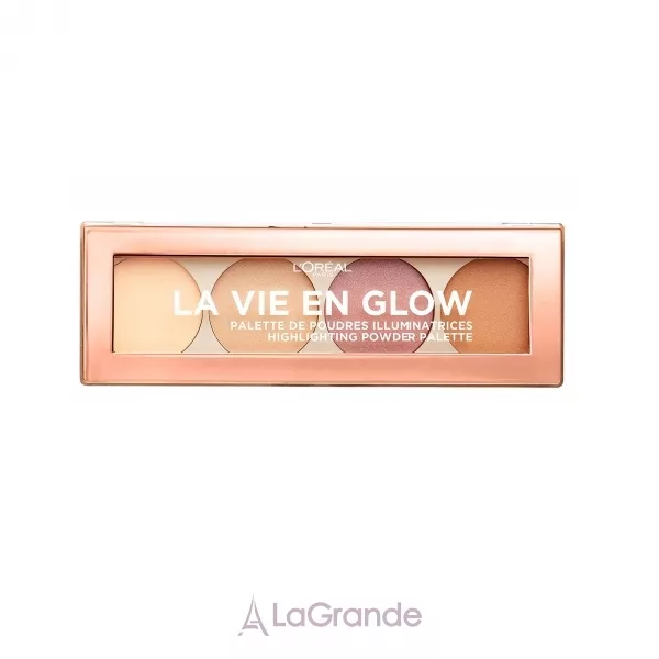 L'Oreal Paris La Vie En Glow Highlighting Powder Palette ������� ���������� ��� �������