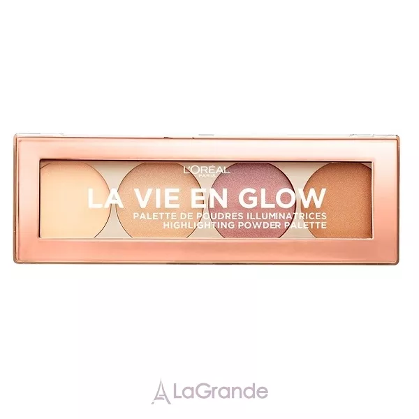 L'Oreal Paris La Vie En Glow Highlighting Powder Palette ������� ���������� ��� �������