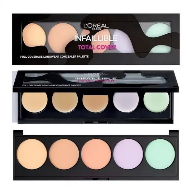 L'Oreal Paris Infaillible Total Cover Concealer Palette ������� ���������� ��� ����