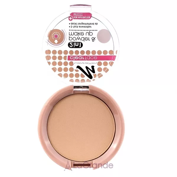 Manhattan Clearface 2 in 1 Powder & Make Up ����-����� ���������� ��� ����
