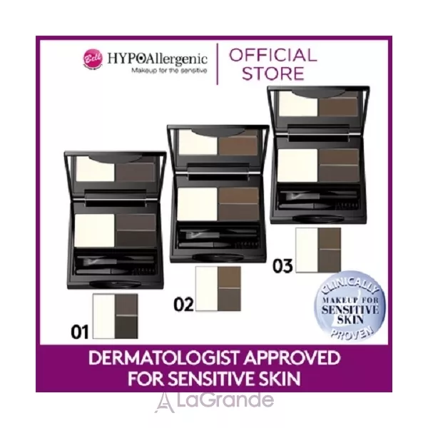 Bell Cosmetics HypoAllergenic Eye Brow Set ����� ��� ������