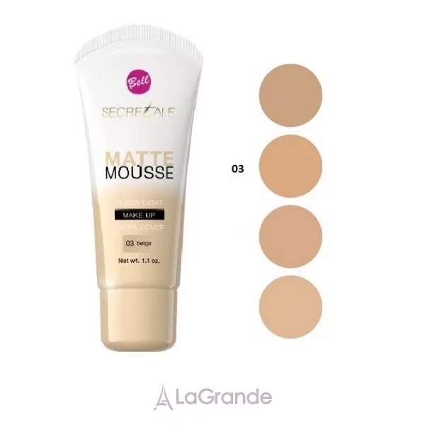 Bell Cosmetics Secretale Matte Mousse ��������� ����-����
