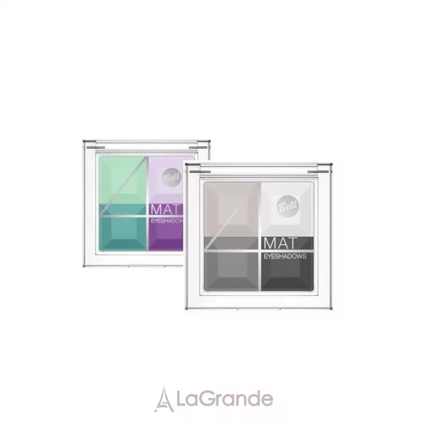  Bell Cosmetics 4 Mat Eyeshadows ���� ��� ��� ������������ �������