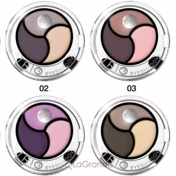  Bell Cosmetics HypoAllergenic Trio EyeShadow ���� ��� ��� 3-�������