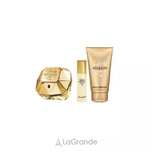 Paco Rabanne Lady Million ����� (��������������� ���� 80 �� + ��������� 10 �� + ������ ��� ���� 75 ��)