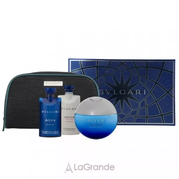 Bvlgari Aqva Pour Homme Atlantiqve ���� (�������� ���� 100 �� + ������� ���� ������ 75 �� + ���� ��� ���� 75 �� + �������)