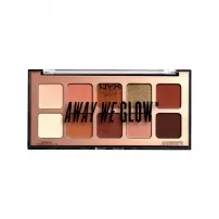 NYX Professional Makeup Away We Glow Shadow Palette ������� �����