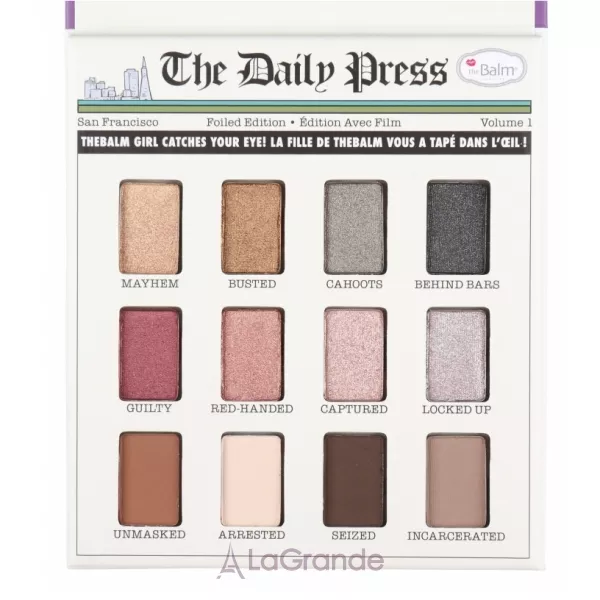 Thebalm cosmetics Foiled Again Eyeshadow Palette ������� ����� ��� ����