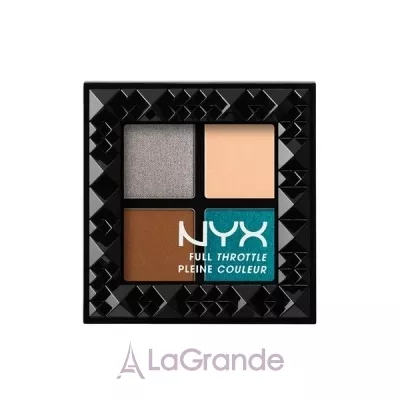 NYX Professional Makeup Full Throttle Shadow Palette    4-