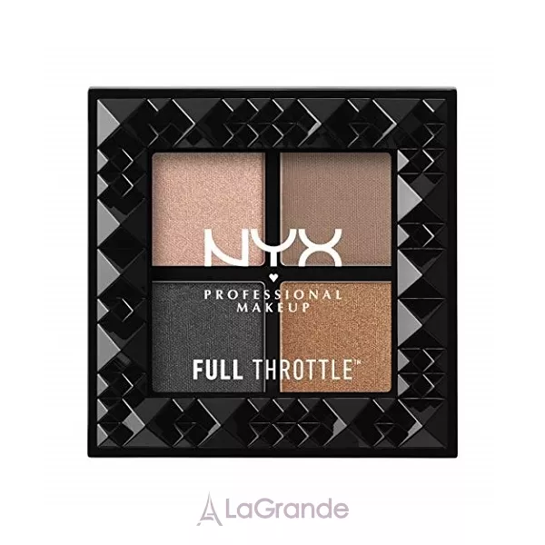 NYX Professional Makeup Full Throttle Shadow Palette ҳ�� ��� ���� 4-��������
